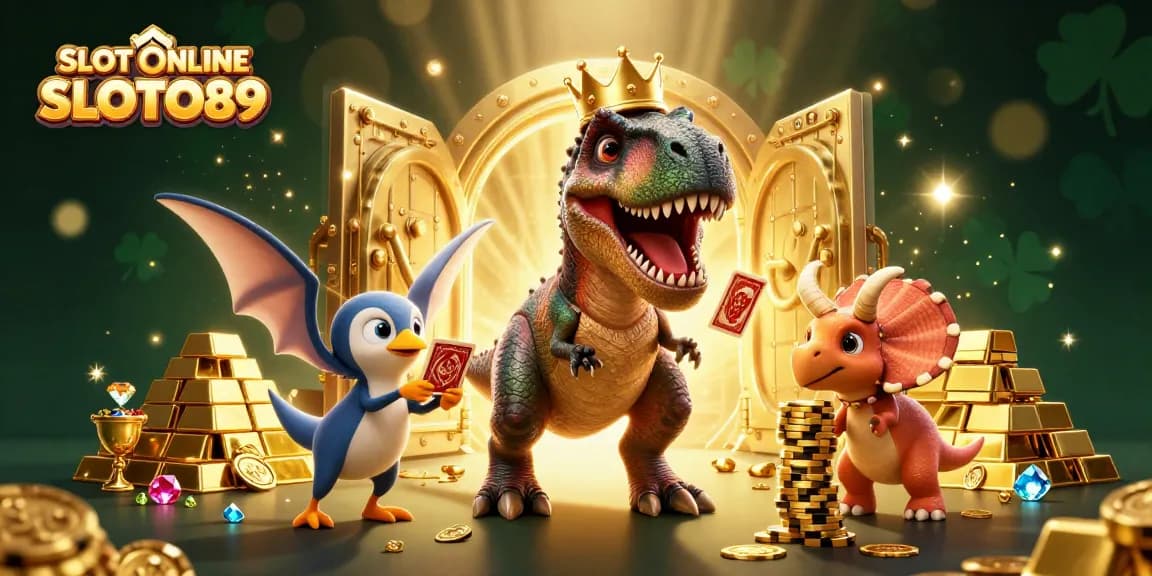 Experience the thrill of SLOT ONLINE SLOTO89 with a vibrant 3D casino adventure.