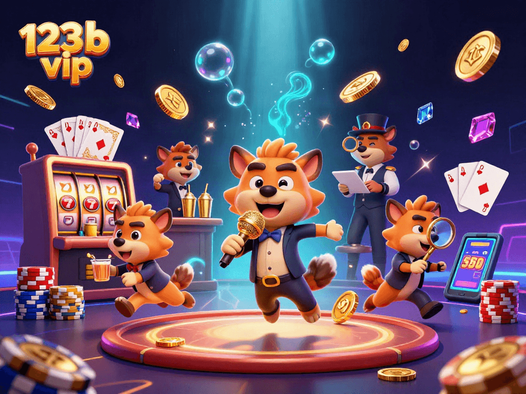 Engage in fun with 123b vip at a vibrant comedy casino featuring dynamic characters and exciting gaming elements.