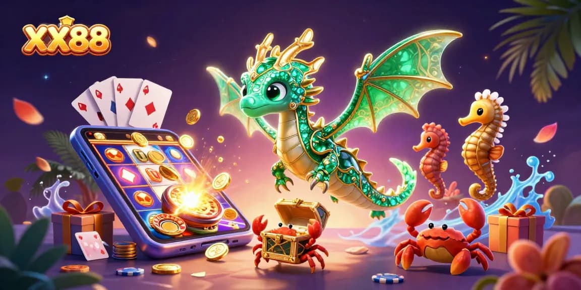 Engage in thrilling gambling action at XX88, featuring vibrant games and captivating characters.