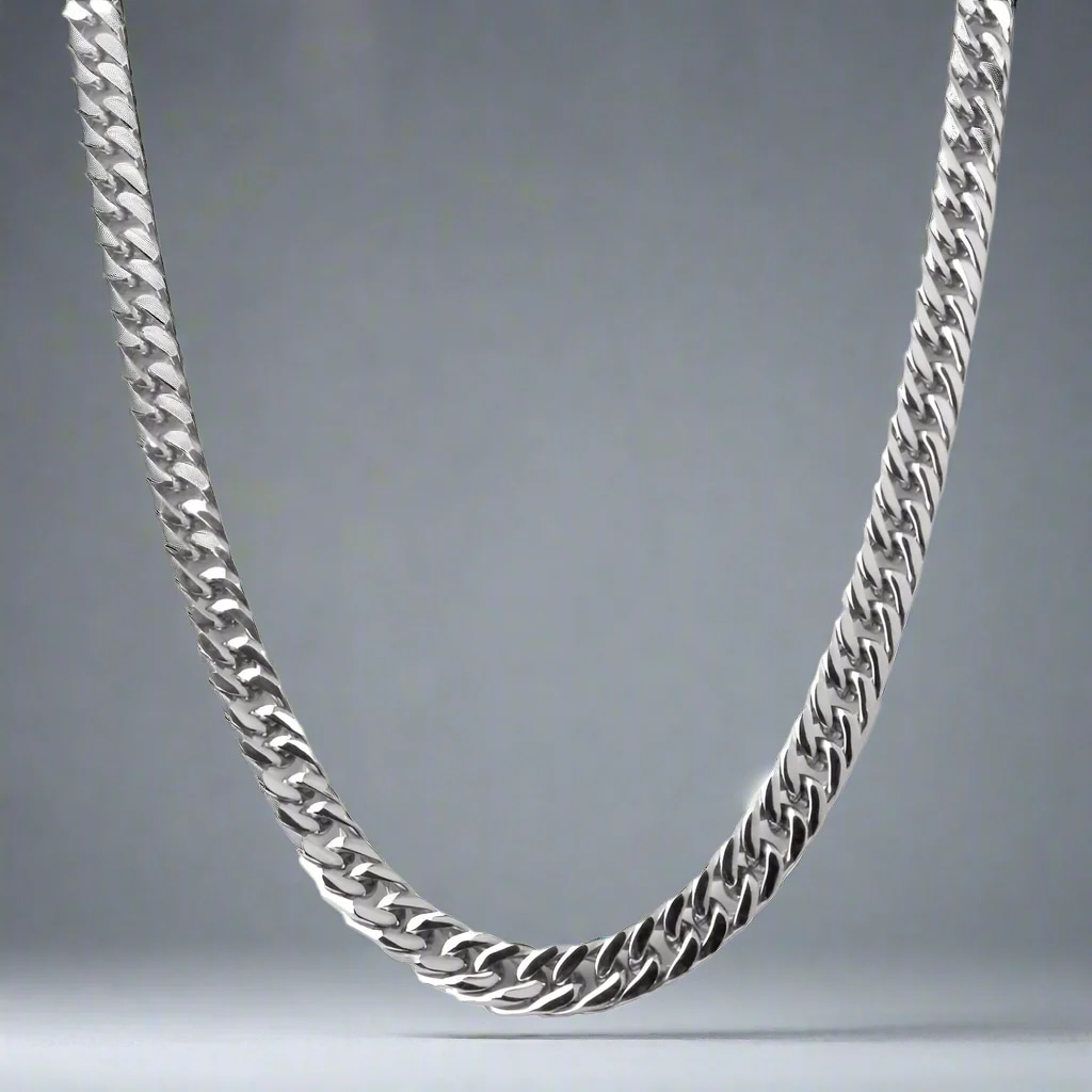 20 Inch Chain – Classic Sterling Silver Curb Chains Made in Britain
