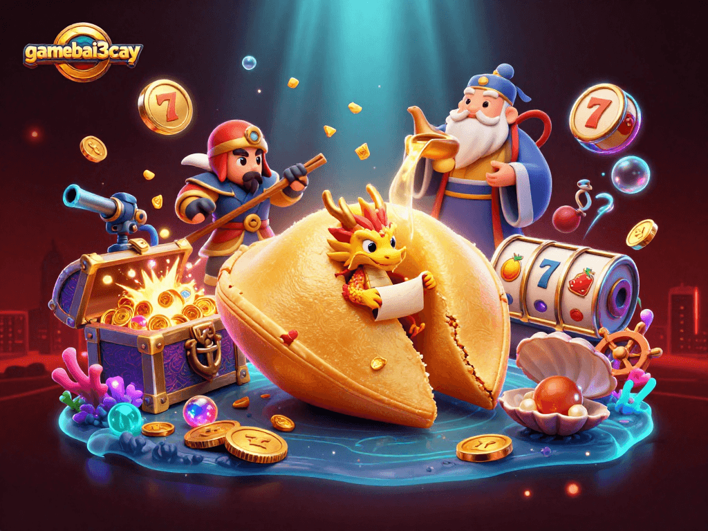 Engage with the gamebai3cay slot adventure featuring vibrant golden elements and underwater treasures.
