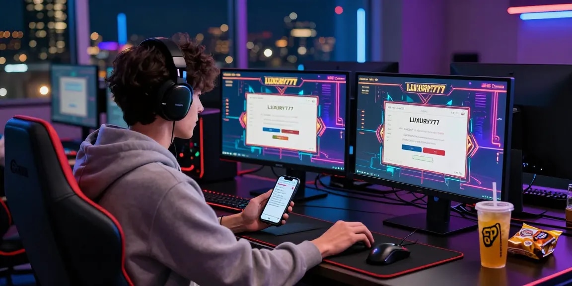Proses LUXURY777 Login di lingkungan gaming yang dinamis dan menarik.