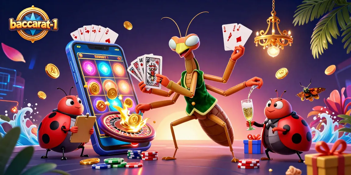 Engage in thrilling baccarat action with baccarat-1 and a vibrant 3D casino scene showcasing famous characters.