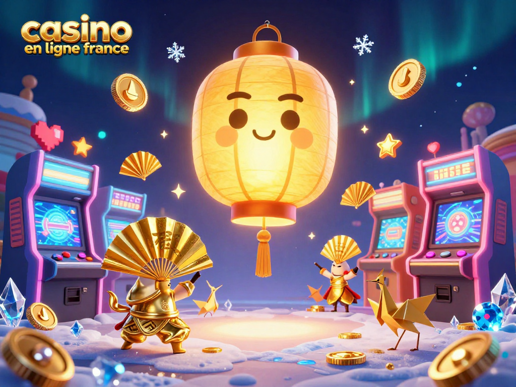 Jouez aux meilleurs jeux de casino en ligne France avec un esprit lantern géant illuminant l'atmosphère.