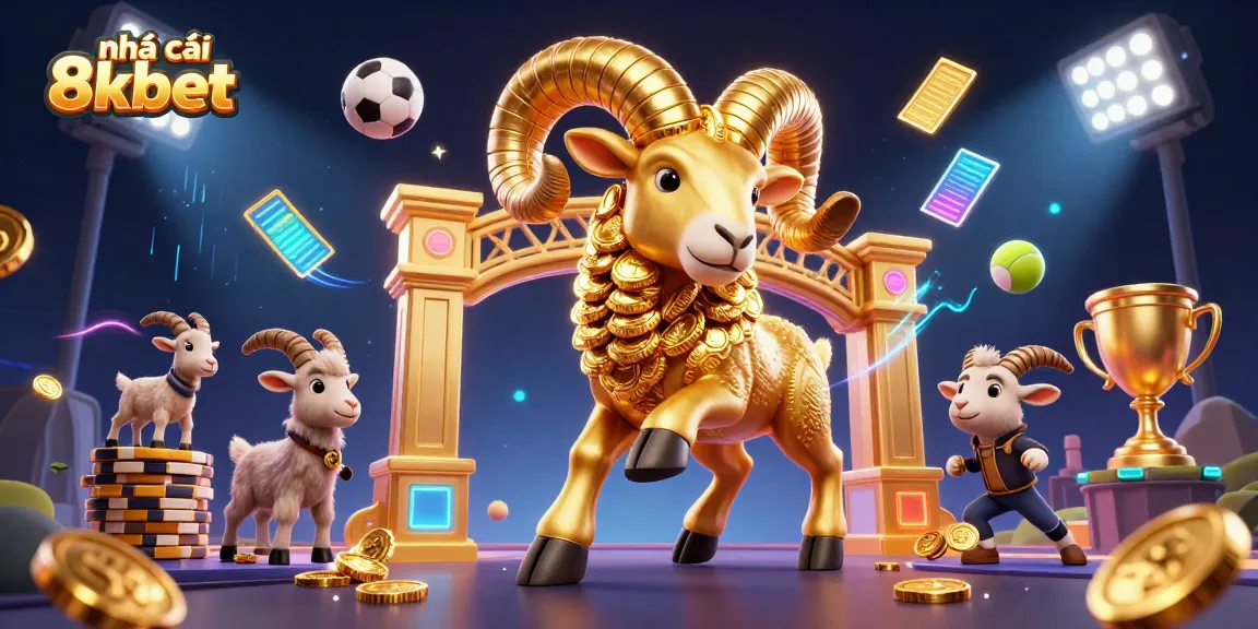 Join the excitement at nhà cái 8kbet with vibrant casino-themed dynamic illustration.