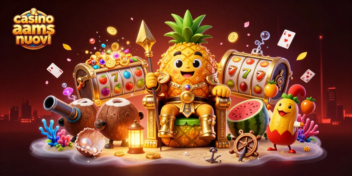 Attività di gioco nei casinò aams nuovi con il re ananas e i suoi scudieri.