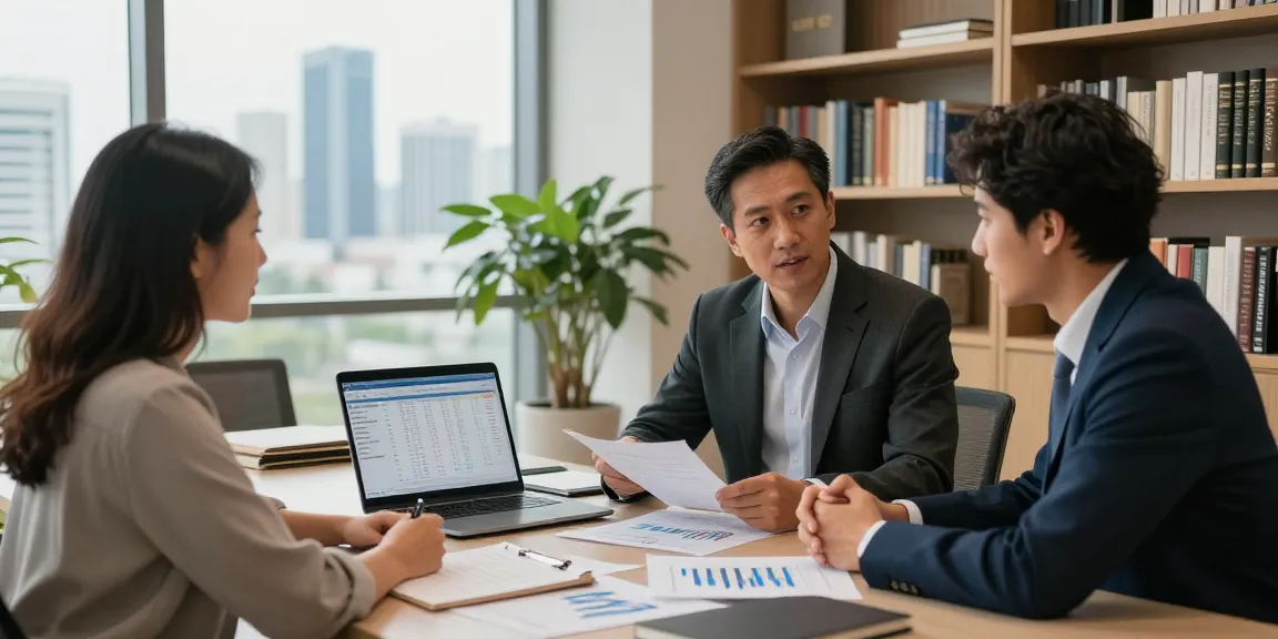 Engaging financial advice session in Gold Coast, highlighting expert consulting for wealth management.