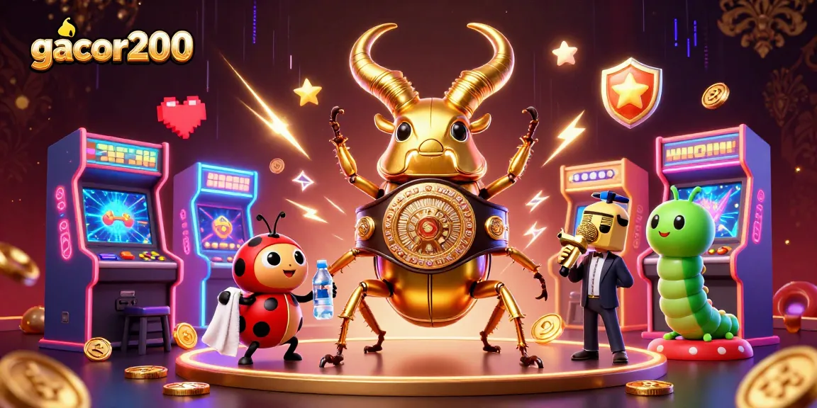 Slot online gacor200 menampilkan karakter 3D dalam pertempuran penuh gaya dan elemen permainan yang memikat.