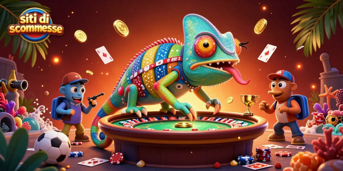 Siti di scommesse: scommettendo strategicamente con il camaleonte e trofei sportivi