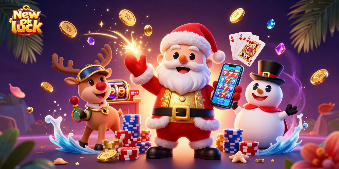 Spin the reels with new pk luck as Santa and friends join the jackpot action!