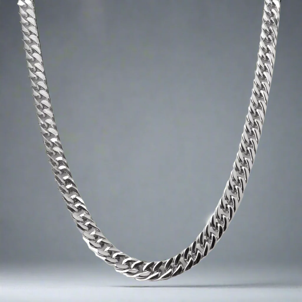 20 Inch Chain – Classic Sterling Silver Curb Chains Made in Britain