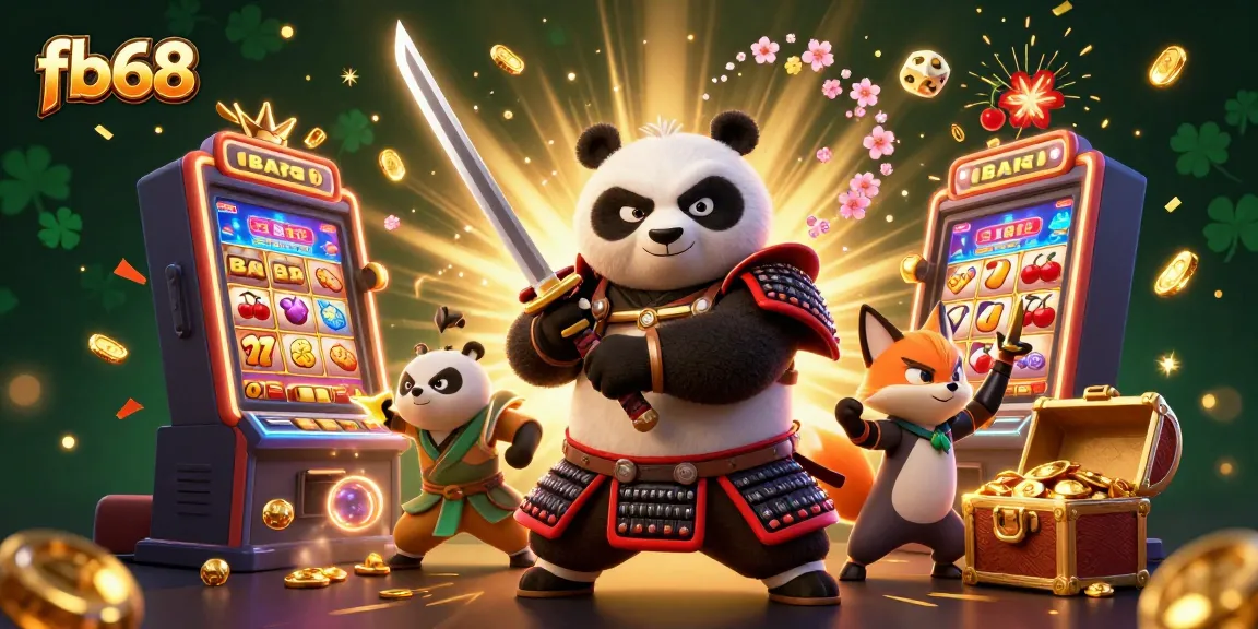 Win big with fb68's exciting jackpot features amidst vibrant casino elements!