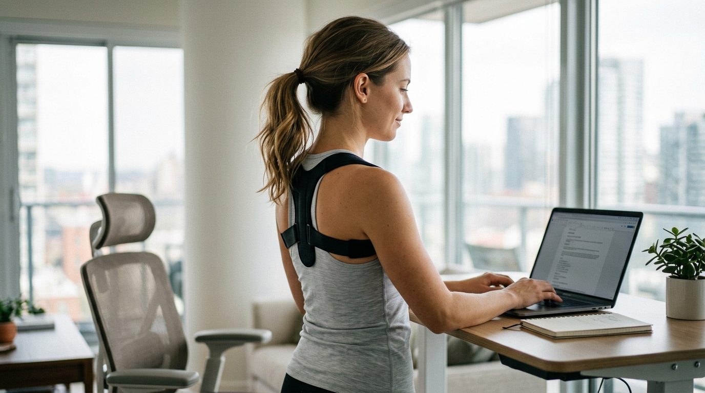 Posture Correction Garment for Better Alignment and Support