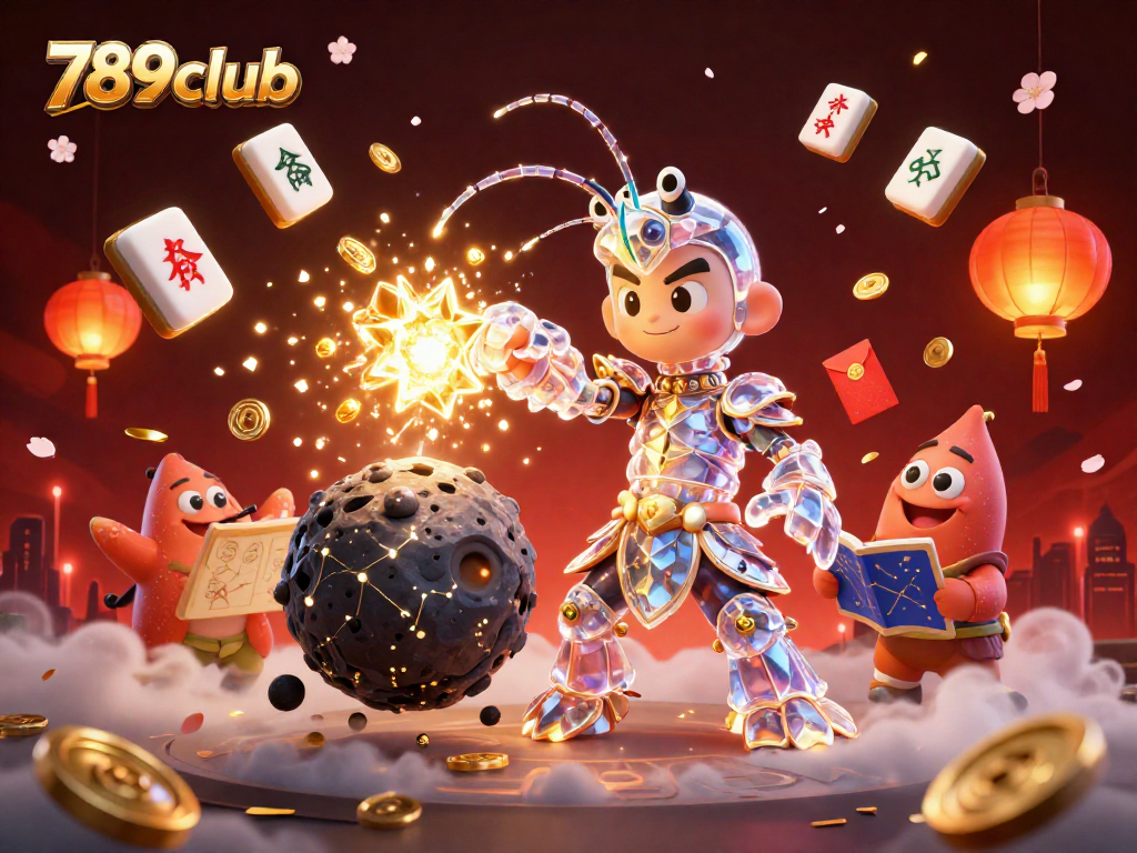 Engage with 789club's thrilling casino adventure featuring a samurai shrimp and a starfish