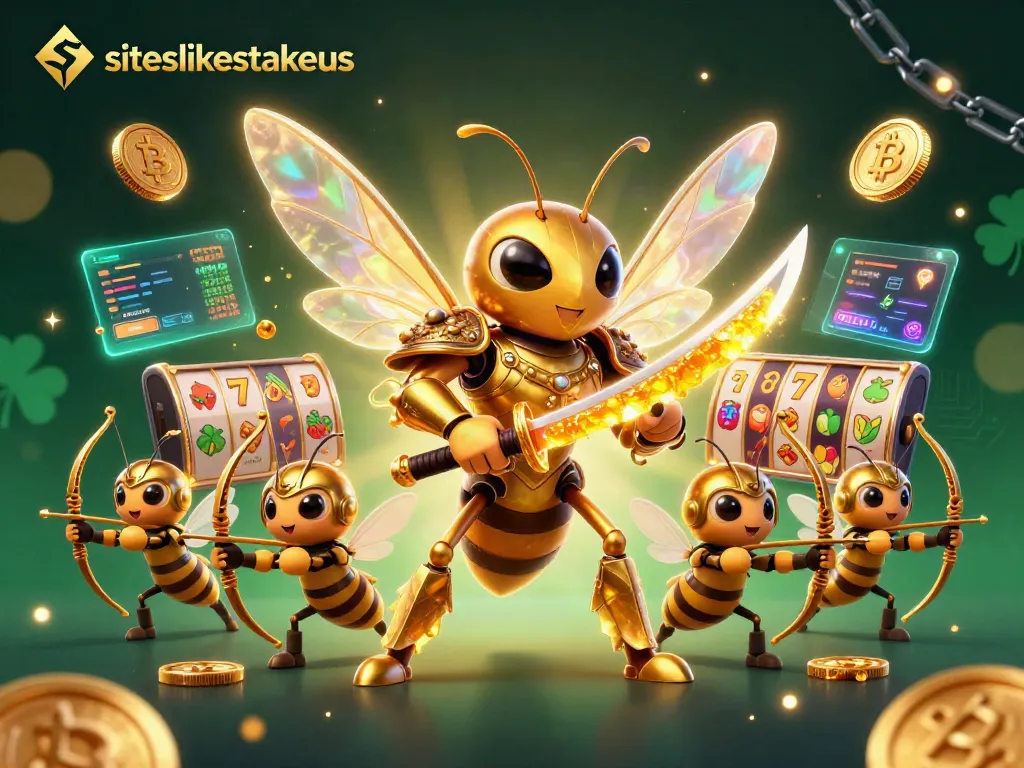 Win big with siteslikestakeus in a vibrant casino-themed digital fantasy scene
