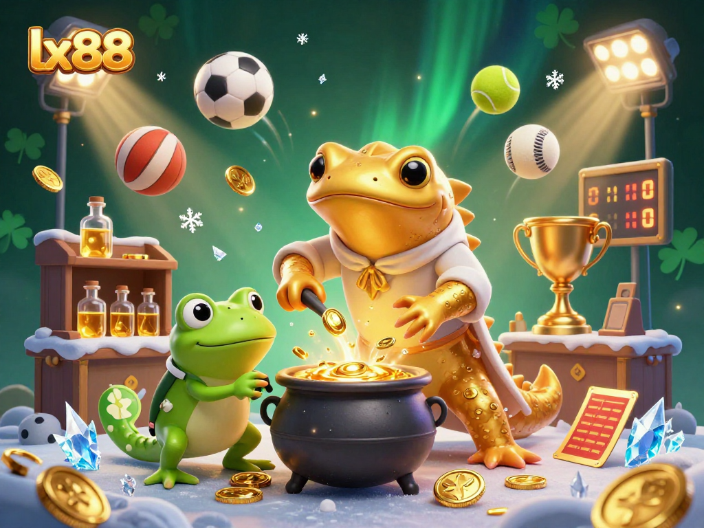 Experience thrilling gaming at lx88 with golden salamander alchemist and dynamic sports elements.