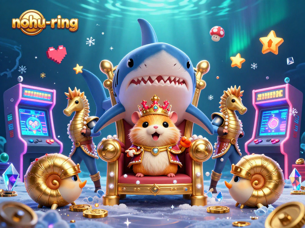 Engage with the nohu-ring experience featuring vibrant game elements and characters in a dynamic, immersive scene.