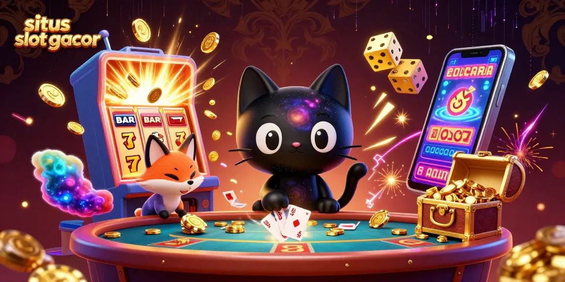 Menggali peluang di situs slot gacor dengan karakter kucing hitam misterius di kasino kosmik.