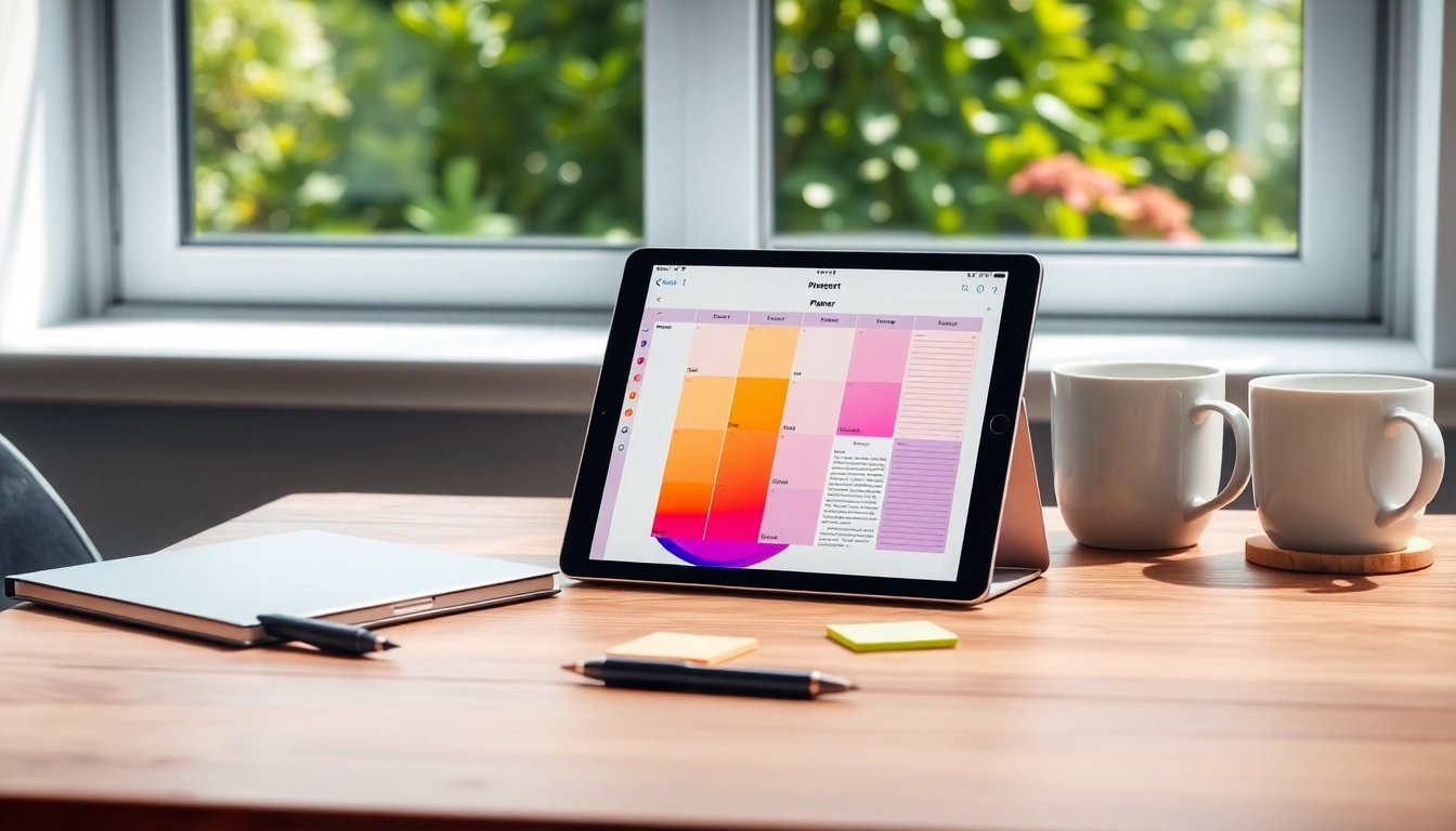 Engage with Digital Planners For iPad prominently displayed on a stylish workspace, inspiring productivity.