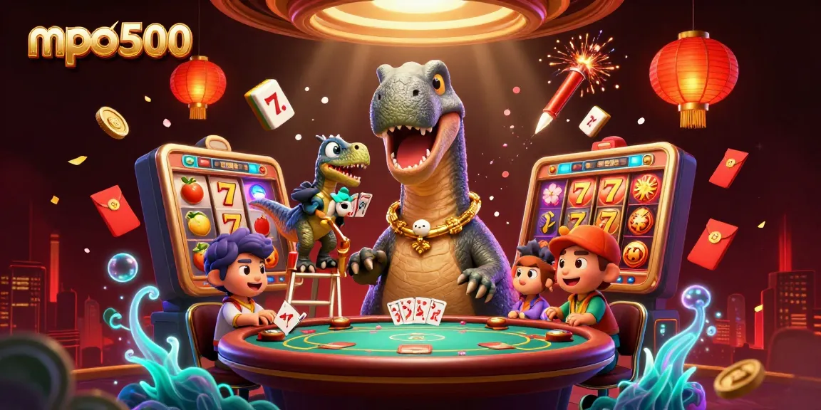 Experience thrilling gameplay at mpo500 with an interactive casino scene featuring vibrant characters and engaging game elements.