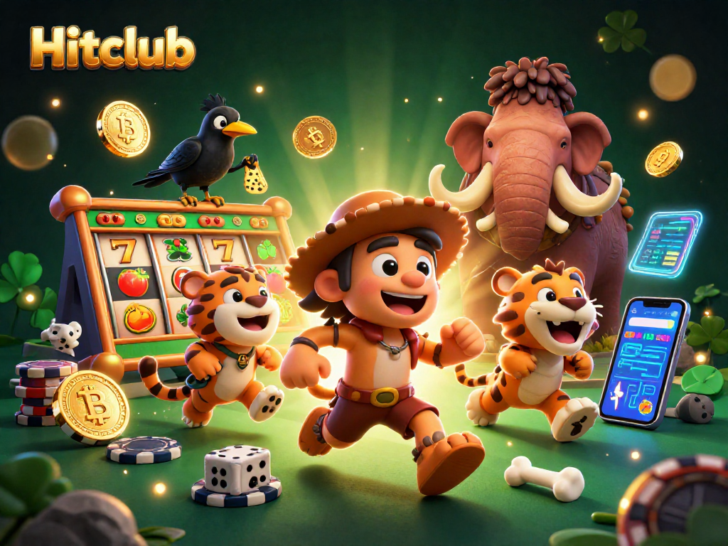 Play exciting games at Hitclub with the prehistoric casino and vibrant slot reels.