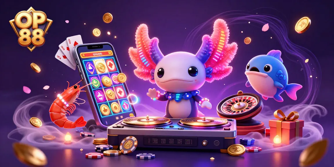 Experience thrilling gameplay with OP 88's colorful characters and vibrant casino elements