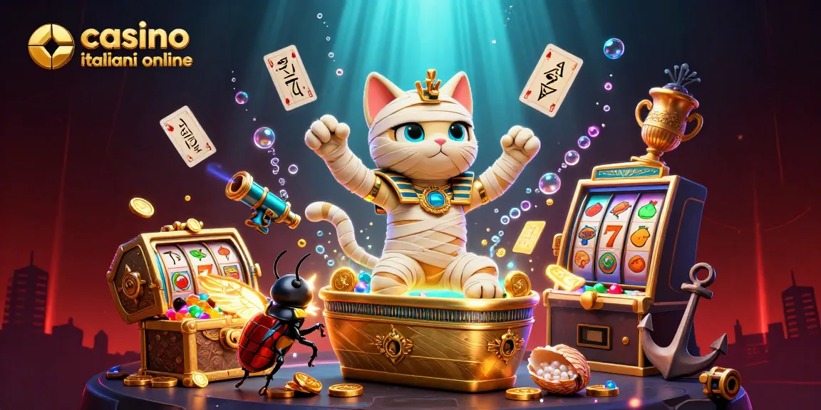 Scopri i migliori giochi ai casino italiani online con una mummia egiziana e tesori subacquei