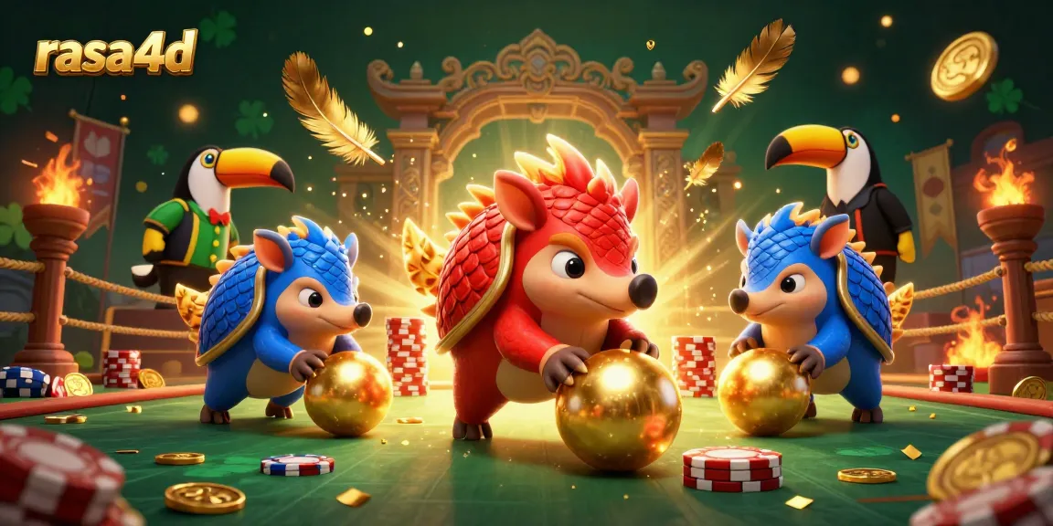 Mengambil alih permainan dengan rasa4d, pangolin bersaing melempar bola emas di arena kasino