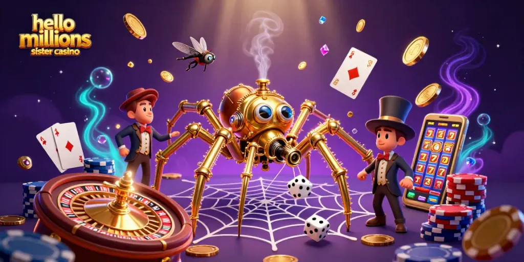 Engage in the thrilling adventures of hello millions sister casino with dynamic steampunk imagery and captivating game elements.