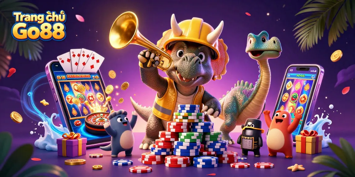 Engage with the exciting world of Trang chủ Go88, showcasing vibrant casino actions and game elements.
