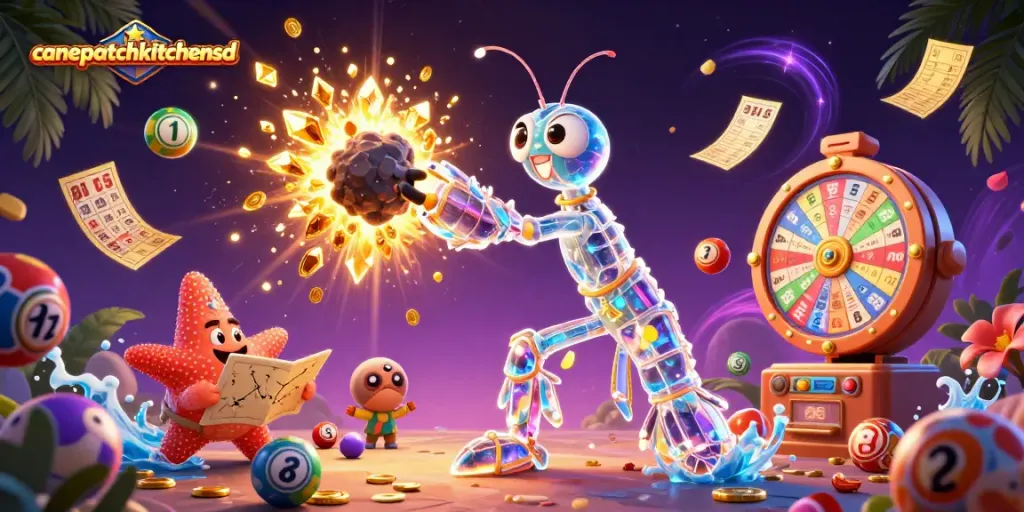 Engage with canepatchkitchensd through vibrant lottery action and a unique 3D gaming scene.