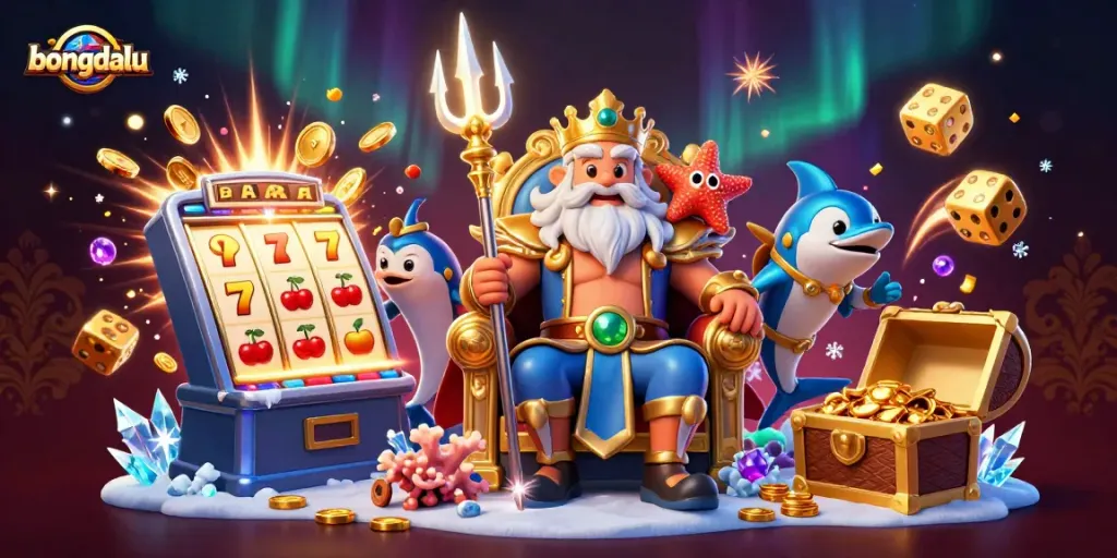 Experience live betting excitement with Bongdalu's vibrant casino scene, featuring Neptune and dynamic gaming elements.