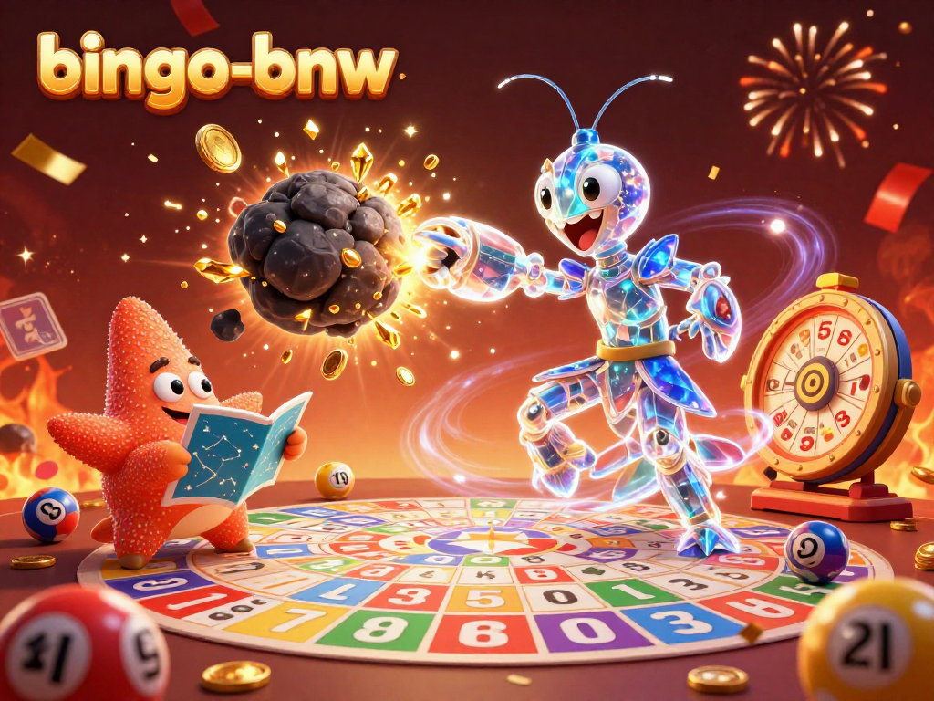 Engage in thrilling bingo-bnw gameplay, where vibrant characters burst through jackpots and colorful bingo excitement reigns.