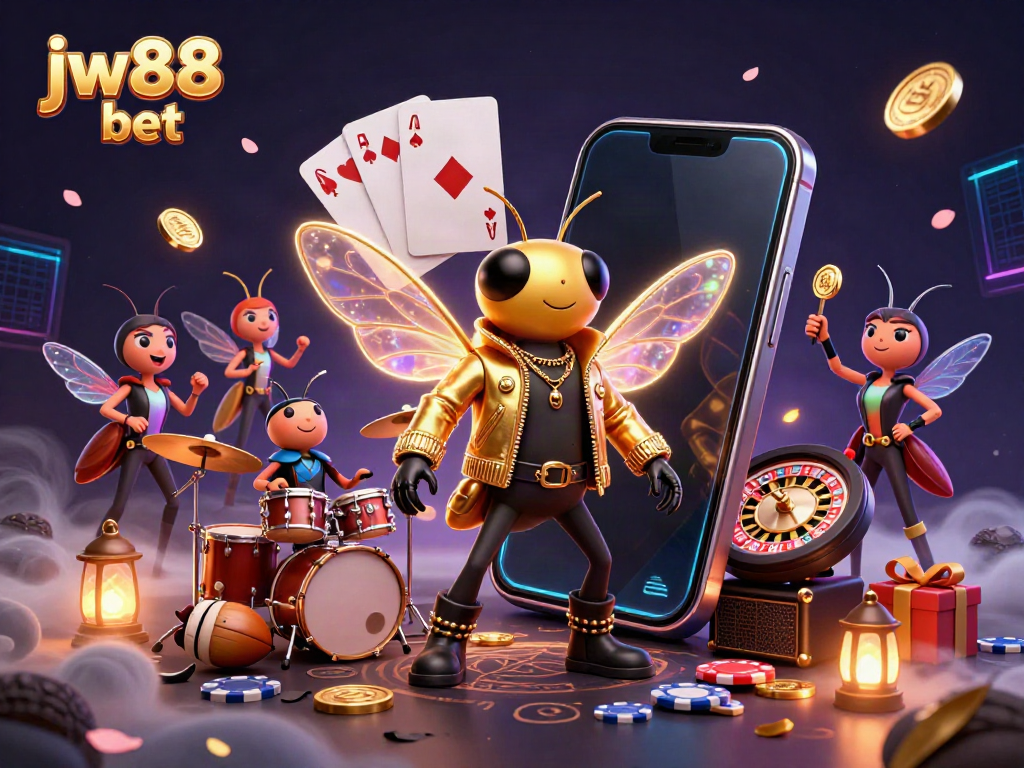 Experience the thrill of jw88 bet with vibrant 3D characters and dynamic casino elements.