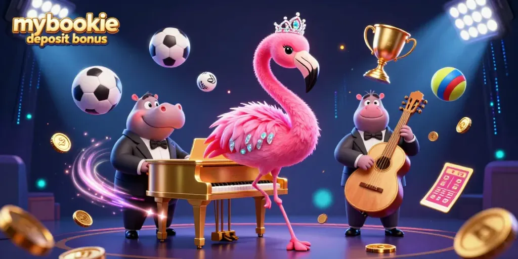 Grab your mybookie deposit bonus and enjoy vibrant casino energy with colorful characters and sports elements.