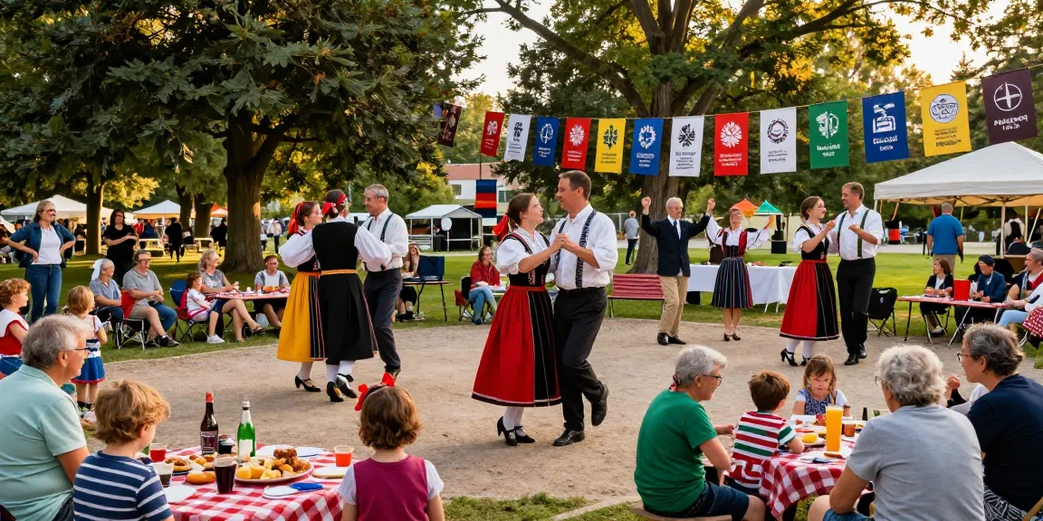 M98 ล๊อตเว็บตรง 2026 at a vibrant outdoor cultural event celebrating Breton heritage.