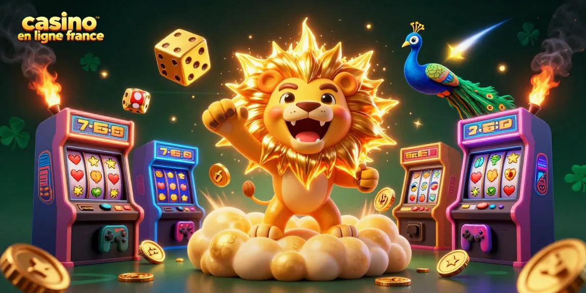 Rejoignez l'excitation du casino en ligne France avec ces machines à sous colorées et des éléments animés.