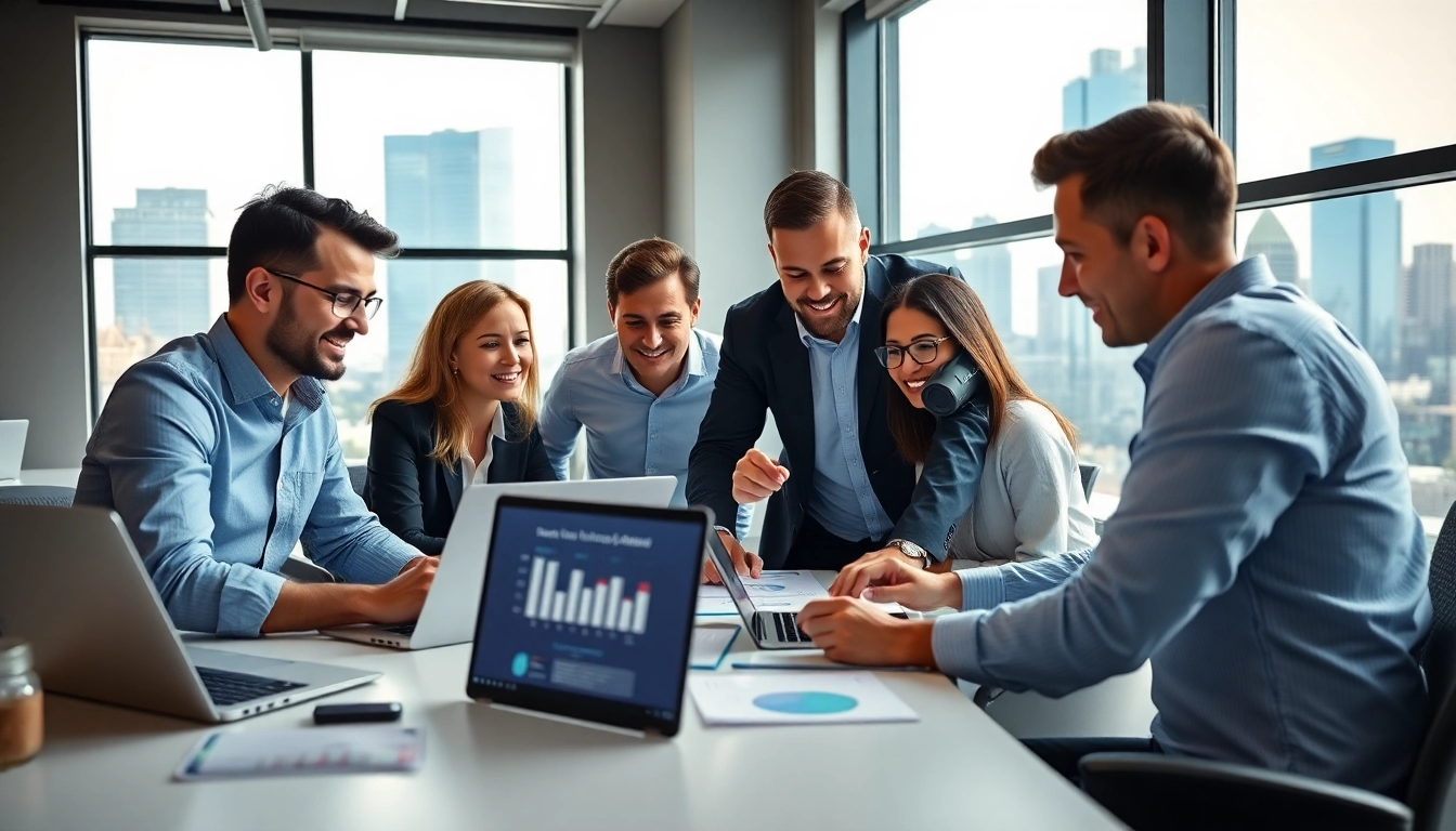 Collaborative environment showcasing a premium Shopify agency enhancing digital marketing strategies.