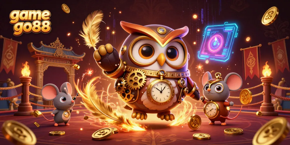 Engage with game go88 through this vibrant casino-themed illustration featuring exciting elements.