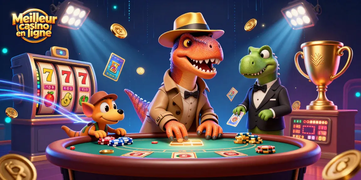 Experience winning strategies at Meilleur casino en ligne with exciting slot games and vibrant characters.