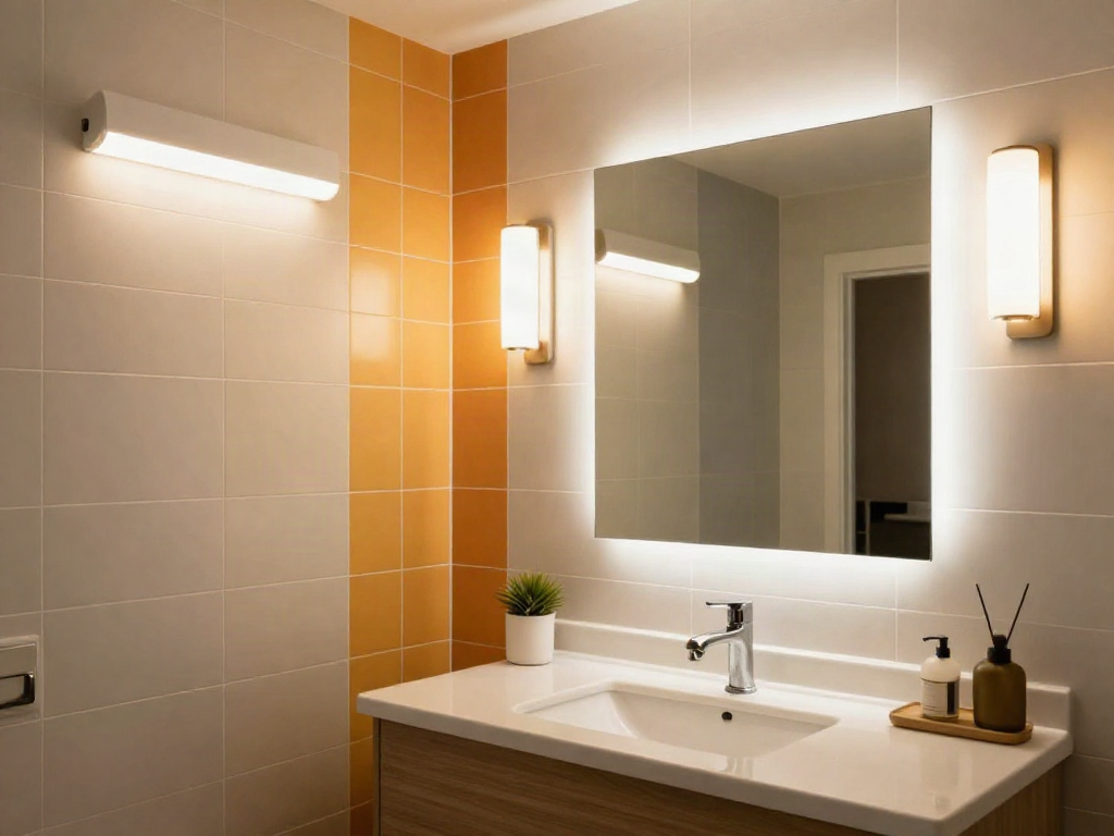 Aplica LED baie moderne pentru un iluminat eficient în băi, oferind soluții de iluminat de încredere pentru servicii locale.