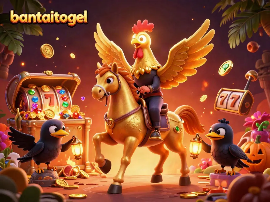 Menangkan permainan slot di bantaitogel dengan ilustrasi kasino yang memikat.