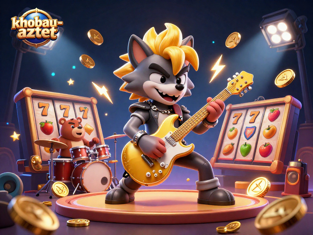 Engage with khobau-aztec's thrilling slot features while enjoying a 3D wolf and bear performance.